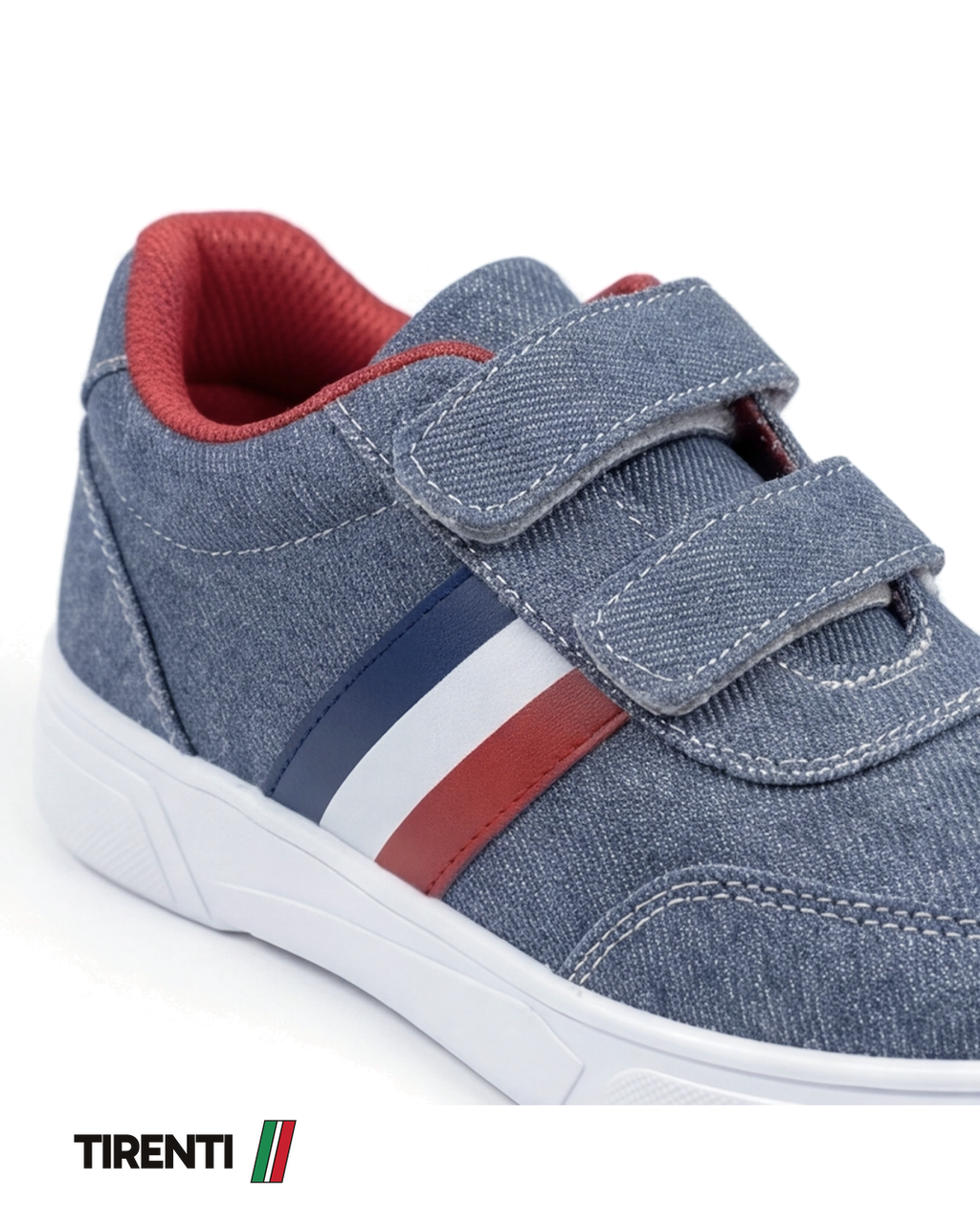 Tirenti Bandiera Grigio children's sneaker