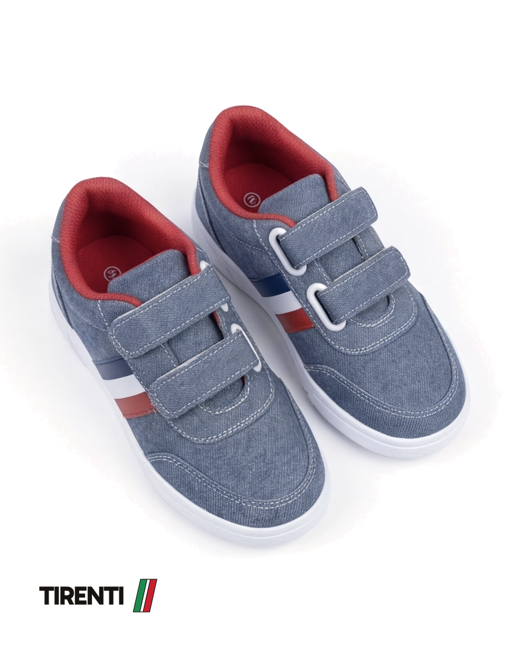 Tirenti Bandiera Grigio children's sneaker