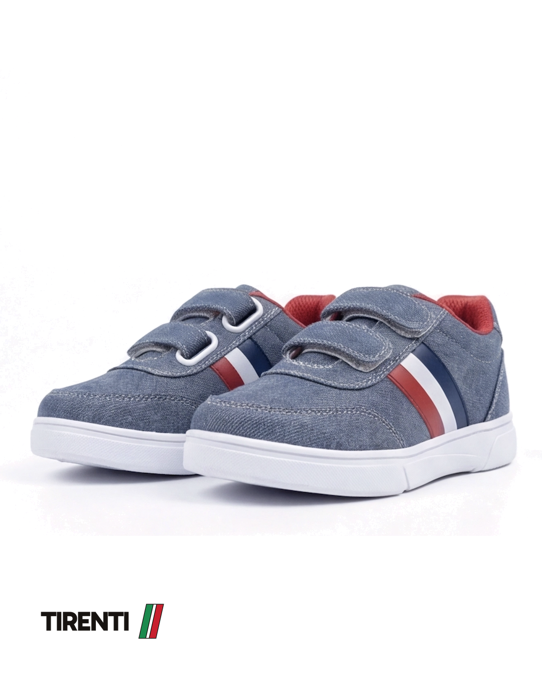 Tirenti Bandiera Grigio children's sneaker
