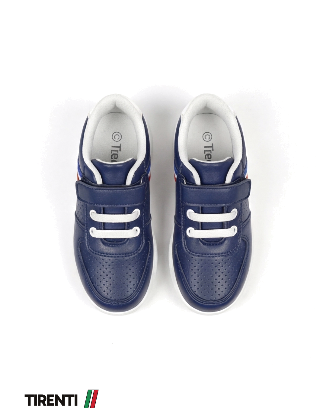 Tirenti Bandiera Navy children's sneaker