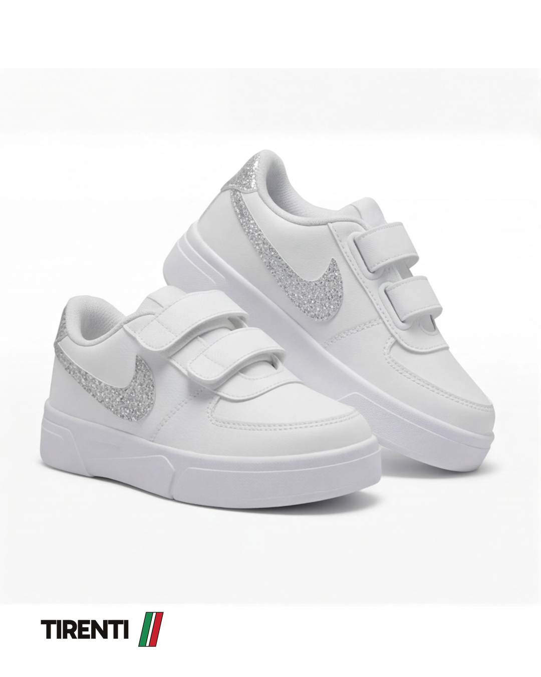 Tirenti Luce Argento children's sneaker